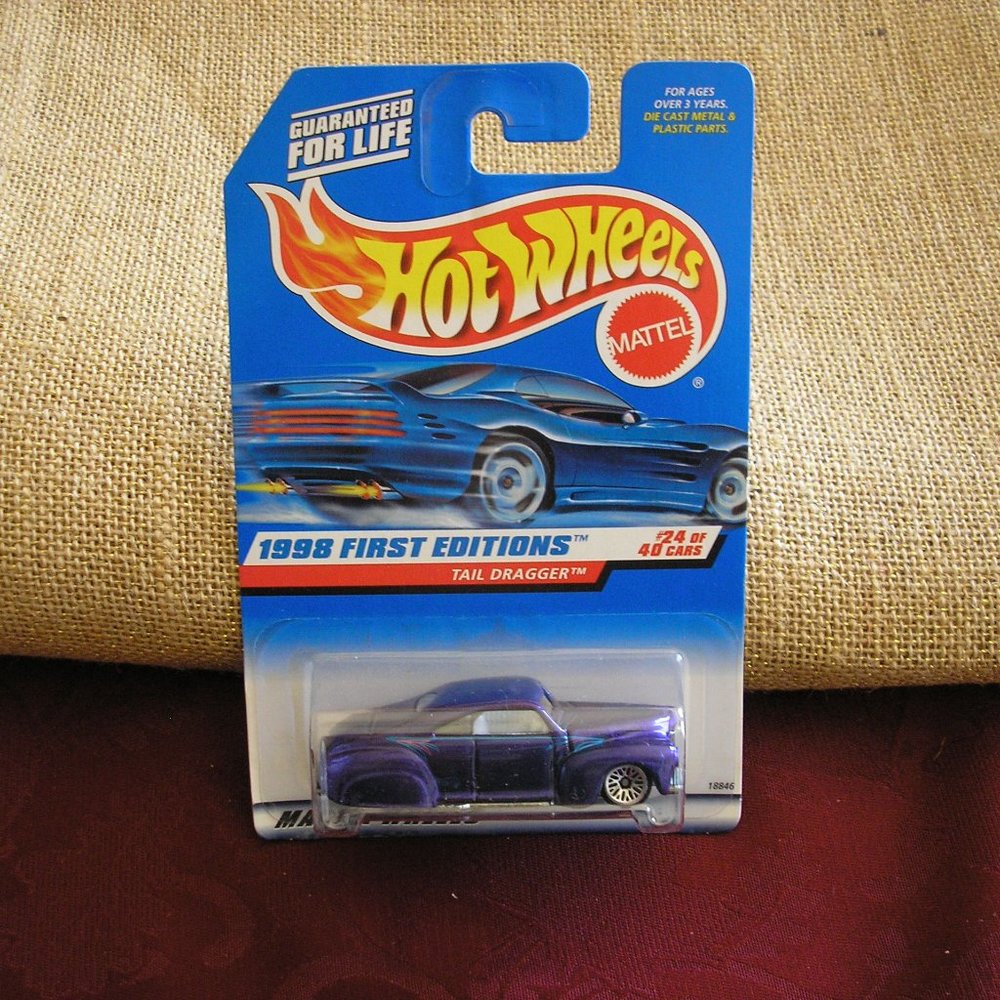 1998 1st Edition Hot Wheels Tail Dragger 🚗